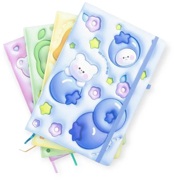 Блокнот Malevaro на гумці Kiddy sweet А6 8.7×13.5 см, 80 аркушів,тверда обкладинка 761261ML