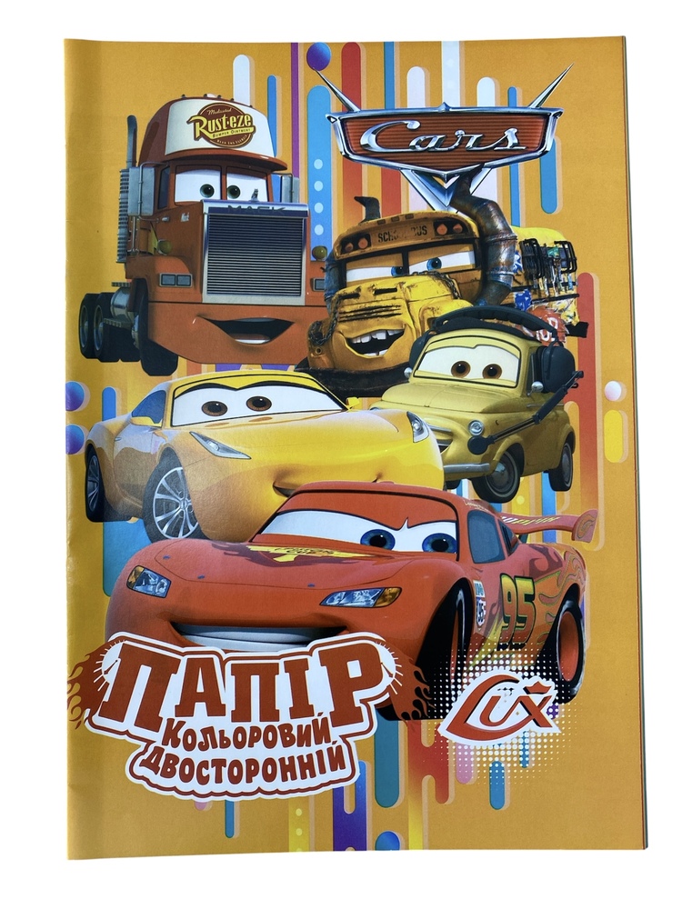 Папір кольоровий Polly двосторонній А4 14 аркушів 00-00019662. Фото 4