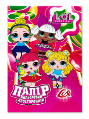 Папір кольоровий Polly двосторонній А4 14 аркушів 00-00019662. Фото 6