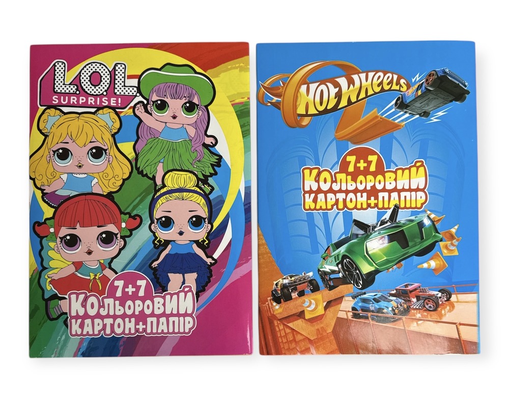 Картон+папір кольровий Polly А4 7+7 аркушів 00-00019665