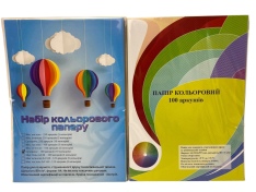 Папір Spectra color А4 100 аркушів (10 кольорів по 10 аркушів) СУПЕР МІКС IT85