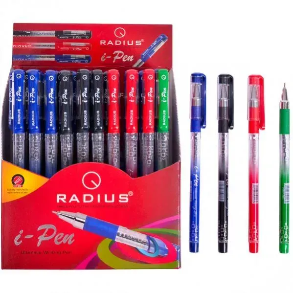Ручка масляна Radius I-Pen мікс 50/300/1200 шт