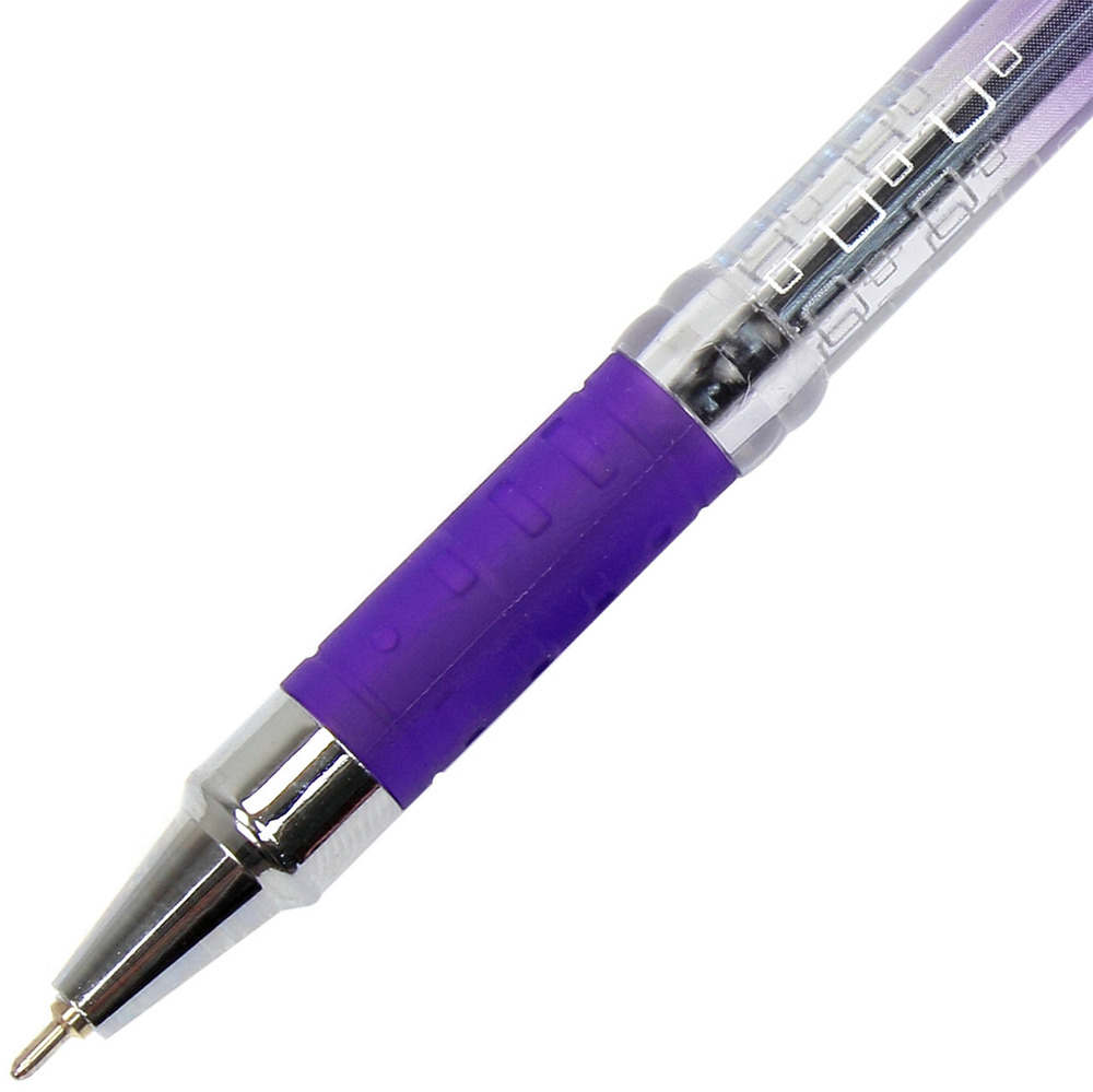 Ручка масляна Radius I-Pen фіолетовий 50/300/1200 шт. Фото 4