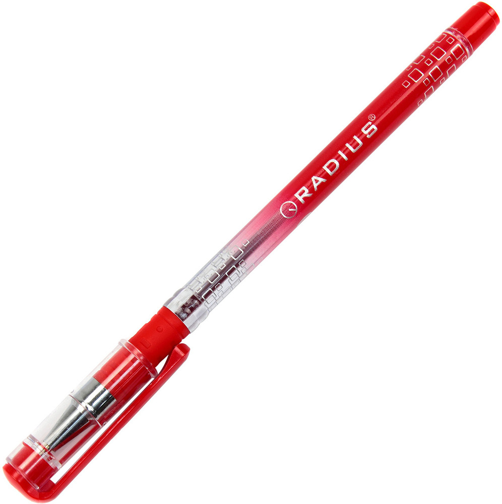 Ручка масляна Radius I-Pen червоний 12/144/1728 шт