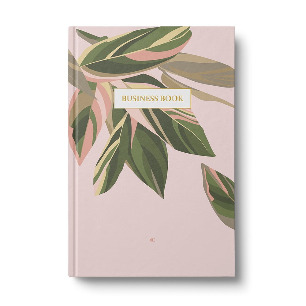 Ділова книга АртПринт Ficus А5 96 аркушів в клітинку асорті дизайни ДК-96-А5#