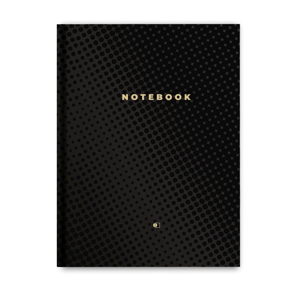 Ділова книга АртПринт Premium Black А5 96 аркушів в клітинку асорті дизайни ДК-96-А5#П