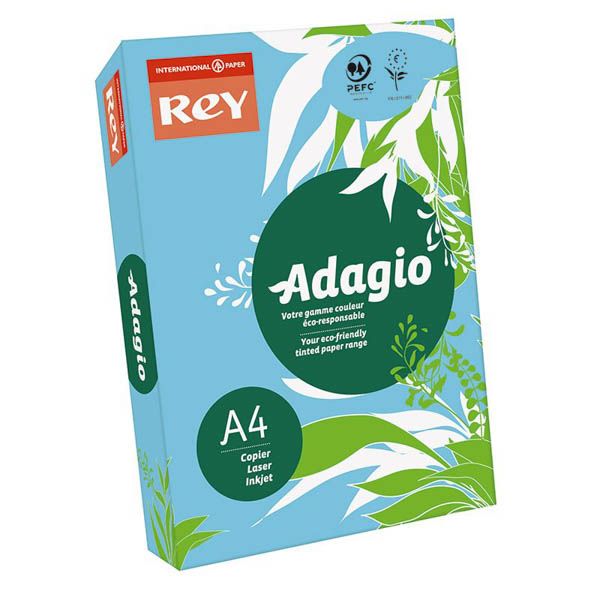 Папір Adagio А4 250 аркушів 48 яскраво-блакитний 00-00020149