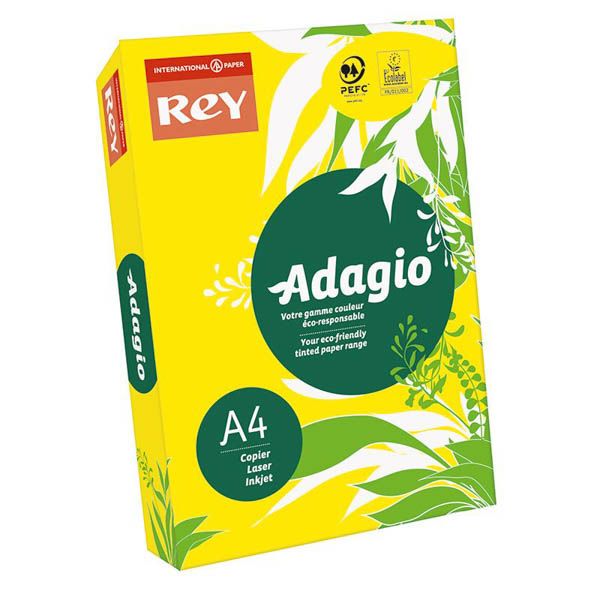 Папір Adagio А4 250 аркушів 66 жовтий 00-00020159