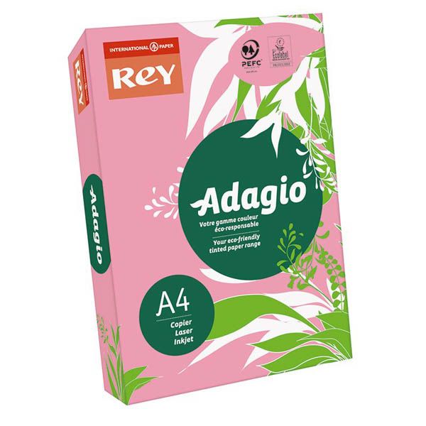 Папір Adagio А4 500 аркушів 05 рожевий 00-00020177