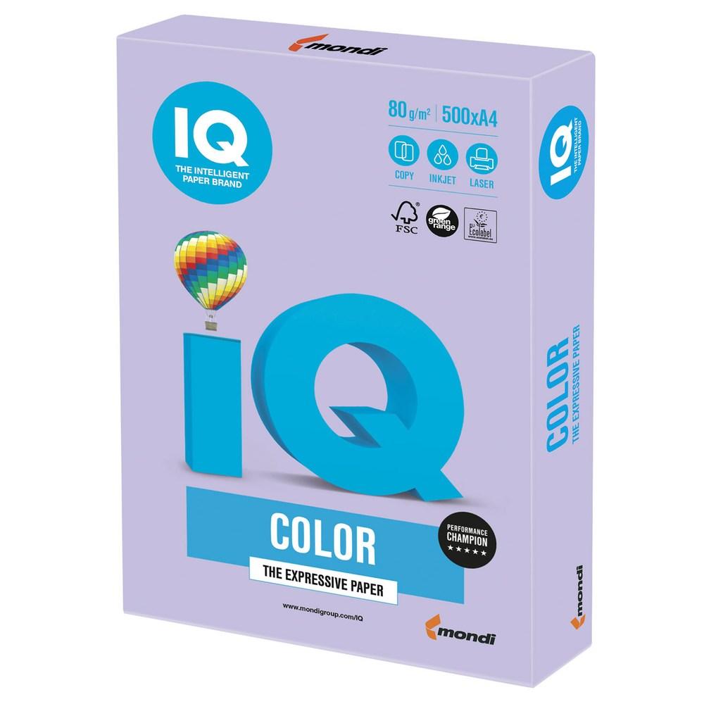 Папір IQ А4 500 аркушів LA12 бузковий 00-00020193