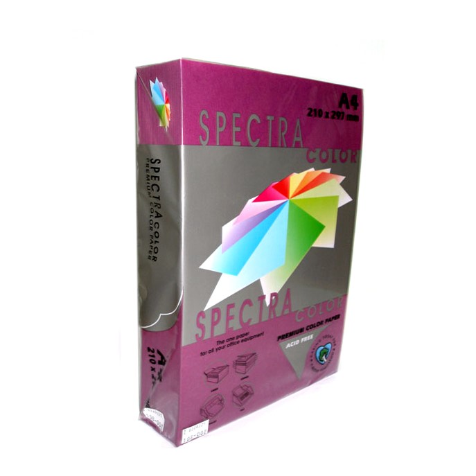 Папір Spectra color А4 500 аркушів IT44А темно-малиновий 00-00020198