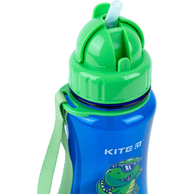 Пляшечка для води Kite Dino K23-399-2, 350 мл, синя. Фото 2