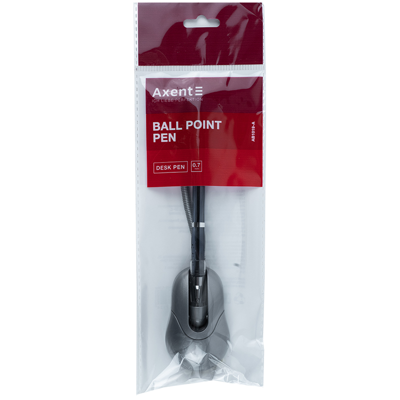 Ручка кулькова Axent Desk pen AB1019-02-A, 0.7 мм, синя. Фото 2