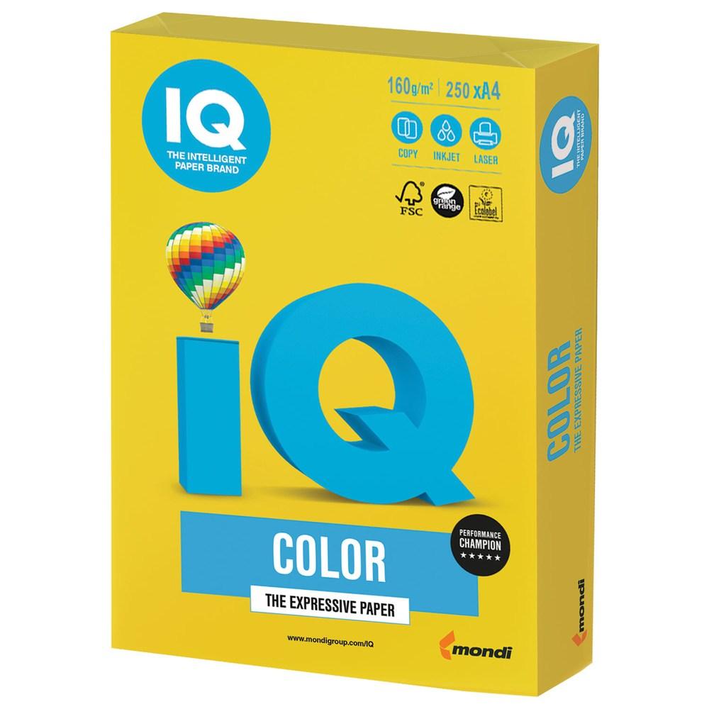 Папір IQ А4 250 аркушів IG50 гірчичний 00-00002077