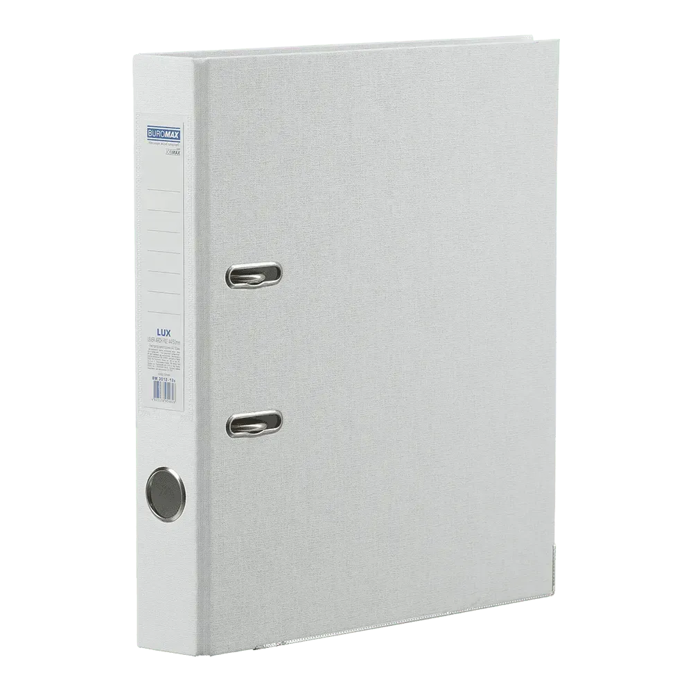 Папка-реєстратор А4 одностороння Buromax Lux 50 мм біла BM.3012-12c