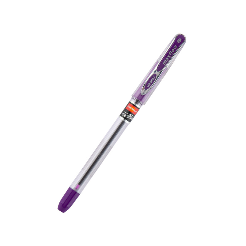Ручка кулькова Unimax Maxflow, фіолетова UX-117-11. Фото 2