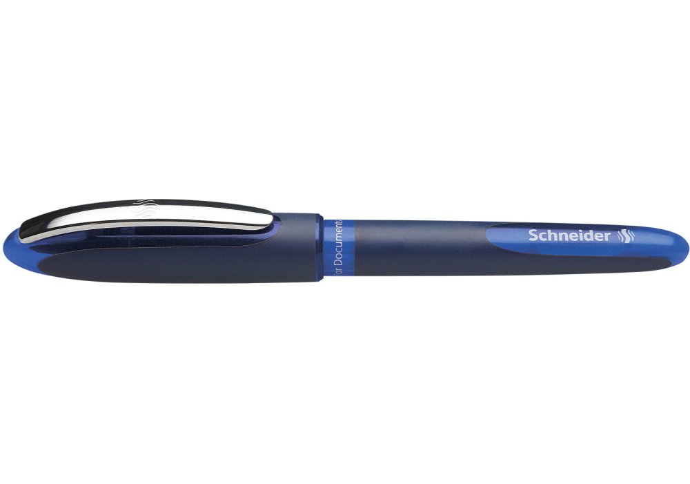 Ручка Schneider One Business ролер  0.6 мм синя S183003 (10шт). Фото 4