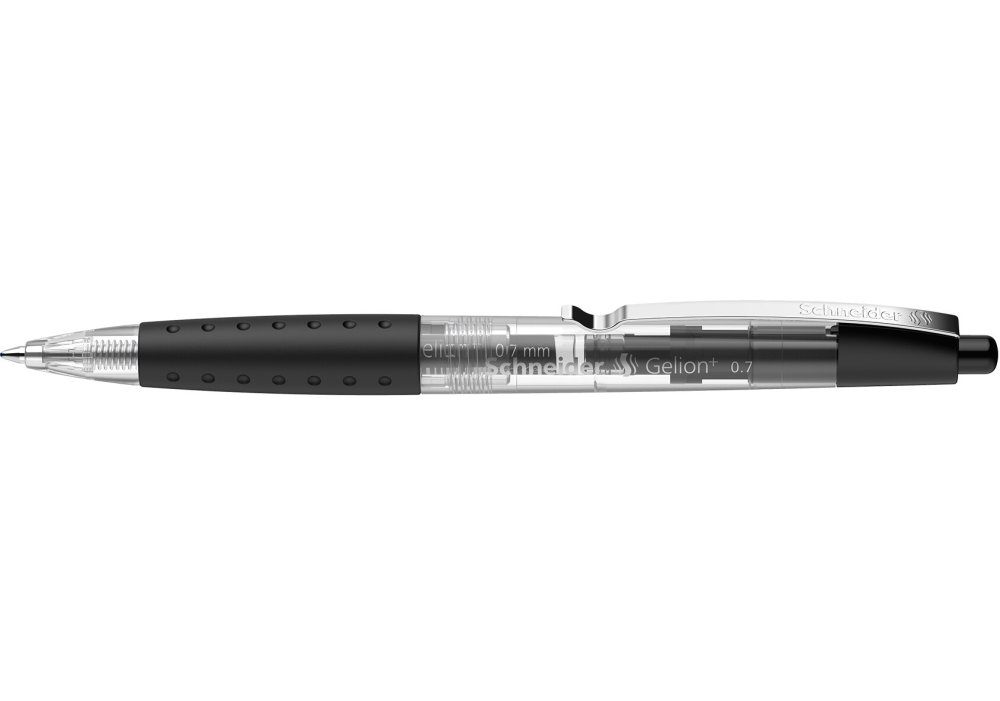 Ручка Schneider Gelion гелева автоматична 0,7 мм чорна S101001 (10шт)