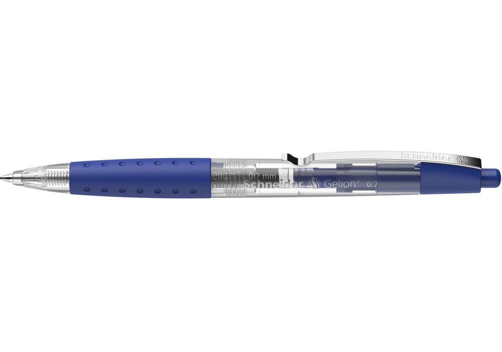 Ручка Schneider Gelion гелева автоматична 0,7 мм синя S101003 (10шт)