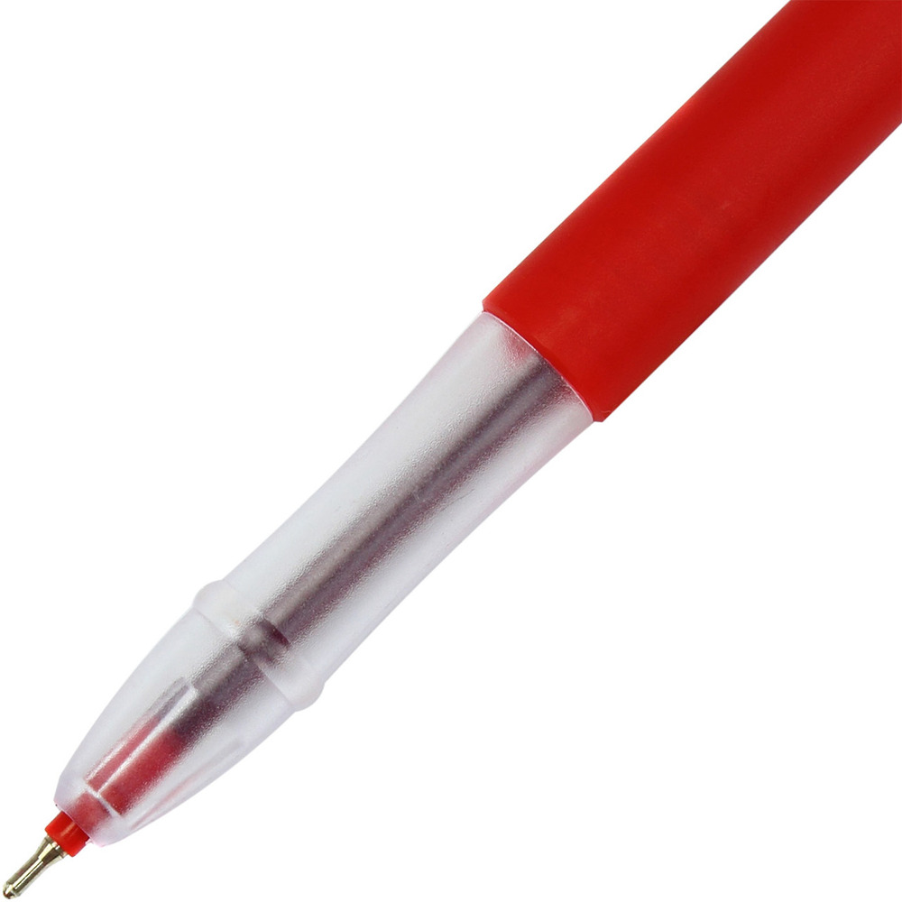 Ручка масляна Radius Face Pen червоний (50 шт). Фото 4