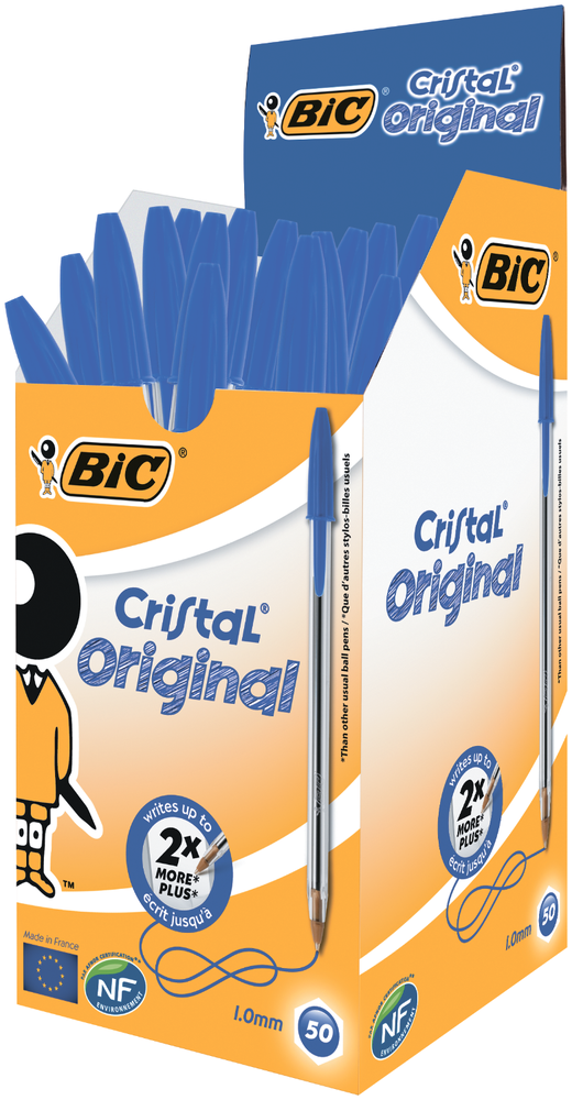 Ручка Bic Cristal original 1 мм синя bc8373609