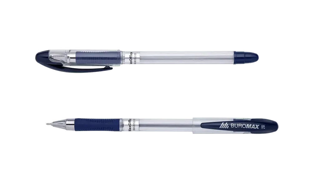 Ручка кулькова Buromax MaxOffice 0.7 мм синє чорнило BM.8352-01