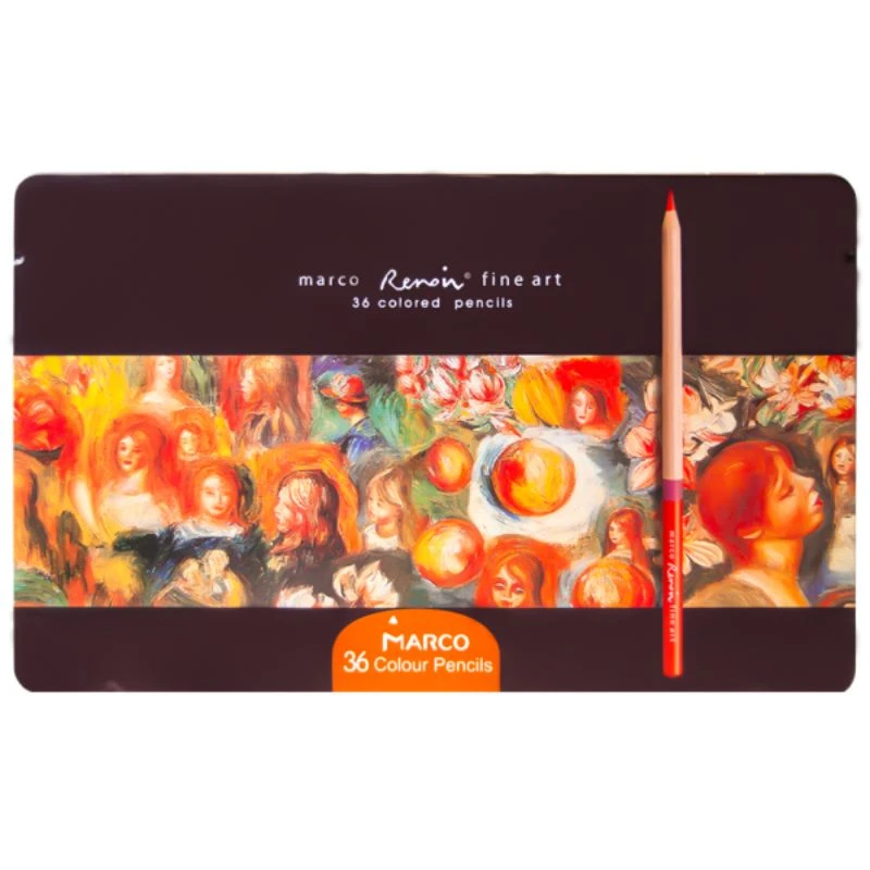 Олівці кольорові Marco Renoir Fine Art 36 кольорів FineArt-36TN