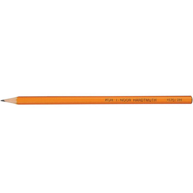 Олівець графітний 1570 Koh-i-Noor 2H 1570.2H