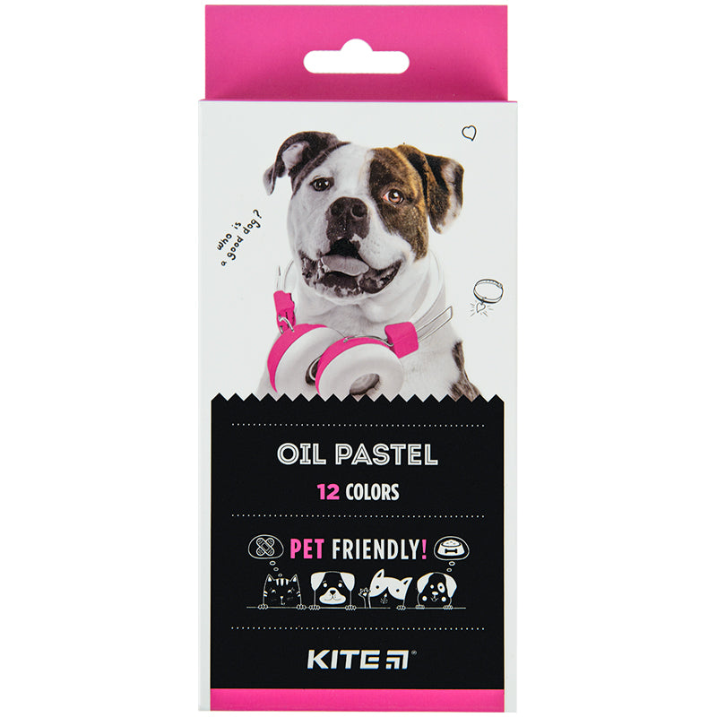 Пастель масляна Kite Dogs 12 кольорів K22-071