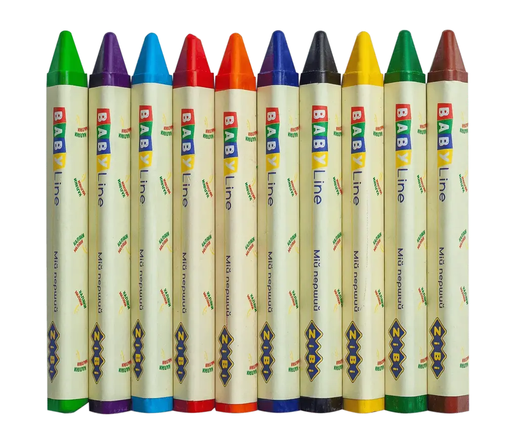 Олівці воскові Zibi Jumbo Baby Line 10 кольорів трикутні ZB.2482. Фото 2