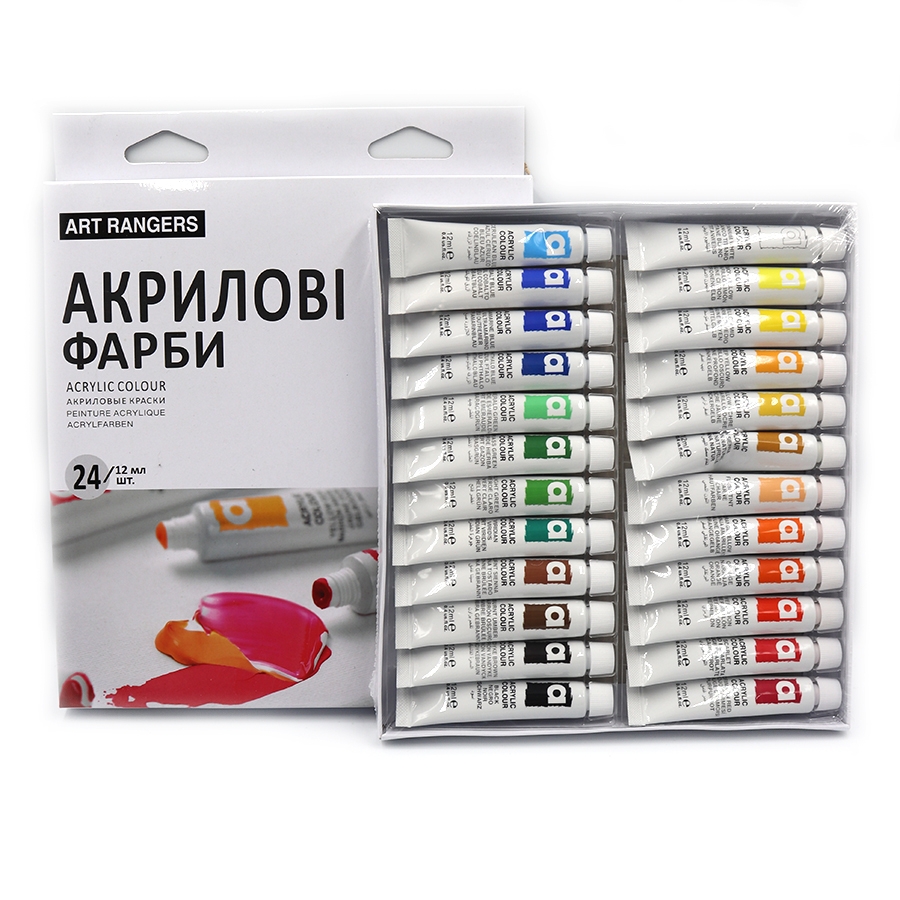 Фарби акрилові Josef Otten  Basics Plastic-tub 24х12 мл EA2412C-4