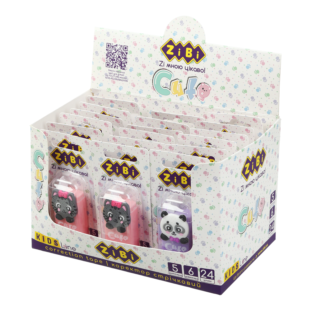 Коректор стрічковий ZiBi 5 мм х 6 м Cute ZB.2910