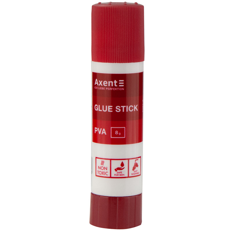 Клей-карандаш PVA Axent 7101-A, 8 г (30 шт)