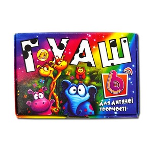 Фарба гуашева Тетрада 6х20 мл ТЕ10303