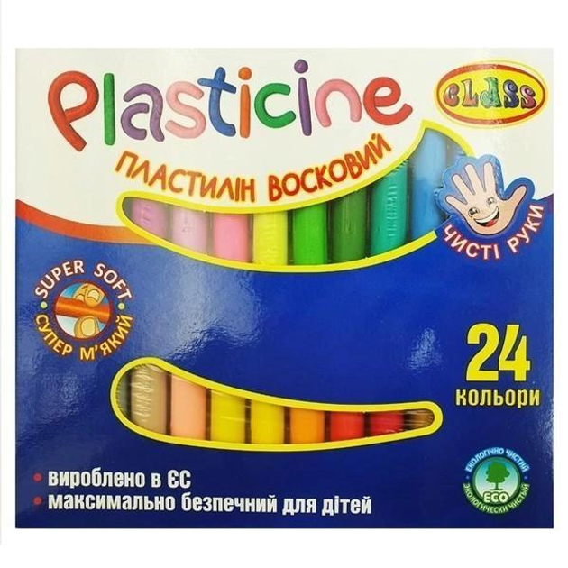Пластилін Class Чисті руки ECO 24 кольори 400 г 7629C