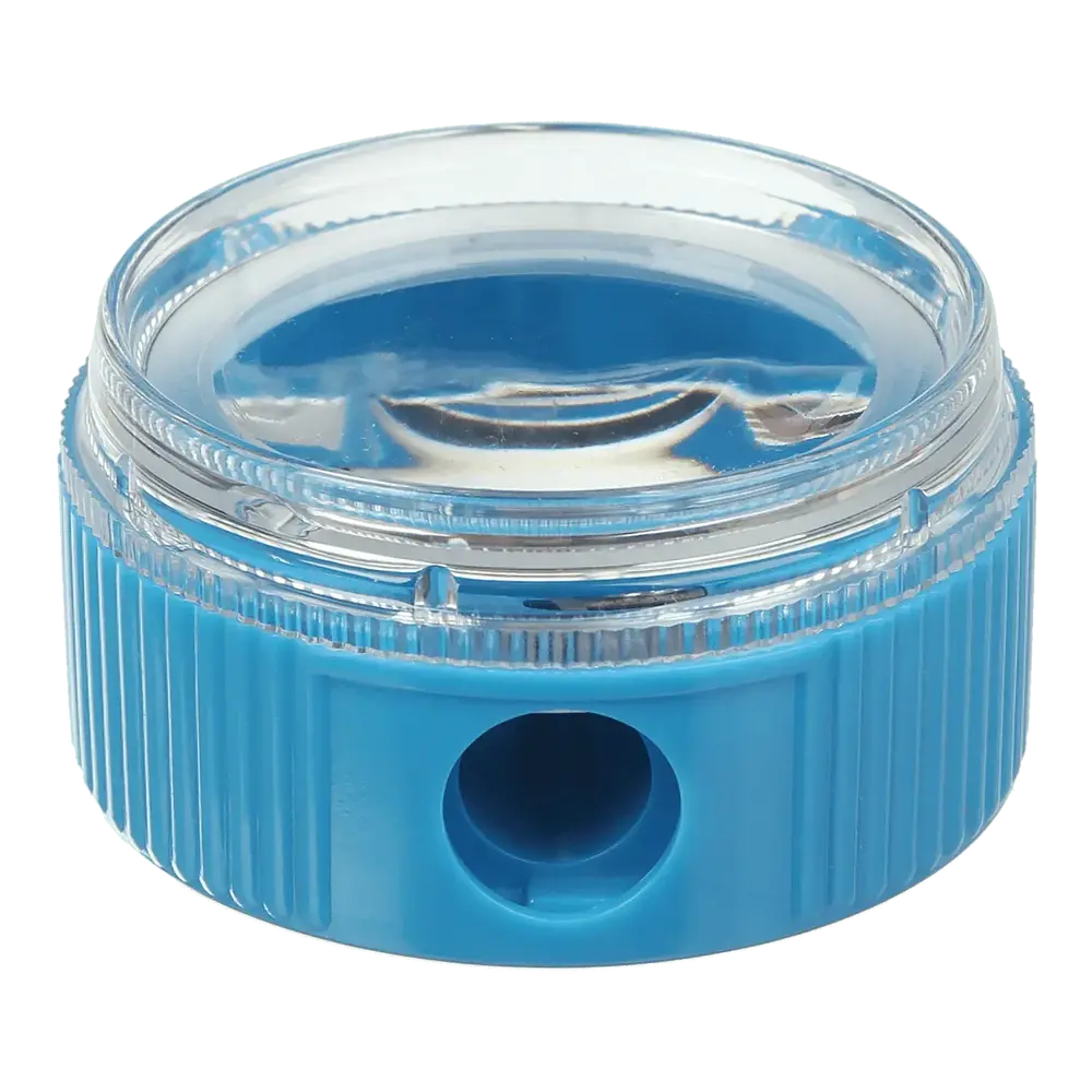 Чинка для олівців з контейнером Buromax Master на 1 отвір блакитна