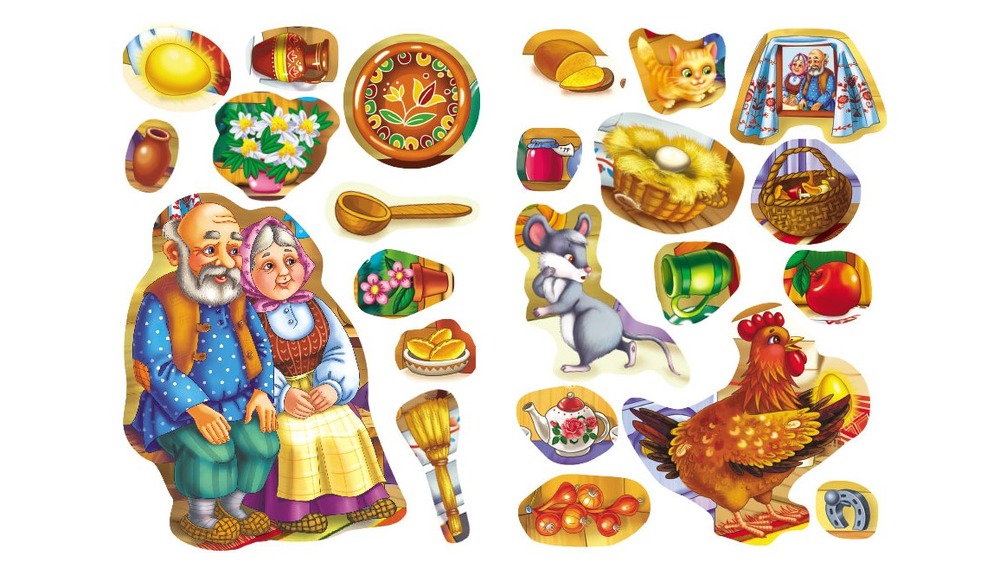 Книга Курочка Ряба. Казки з наліпками. 30 наліпок. Фото 5