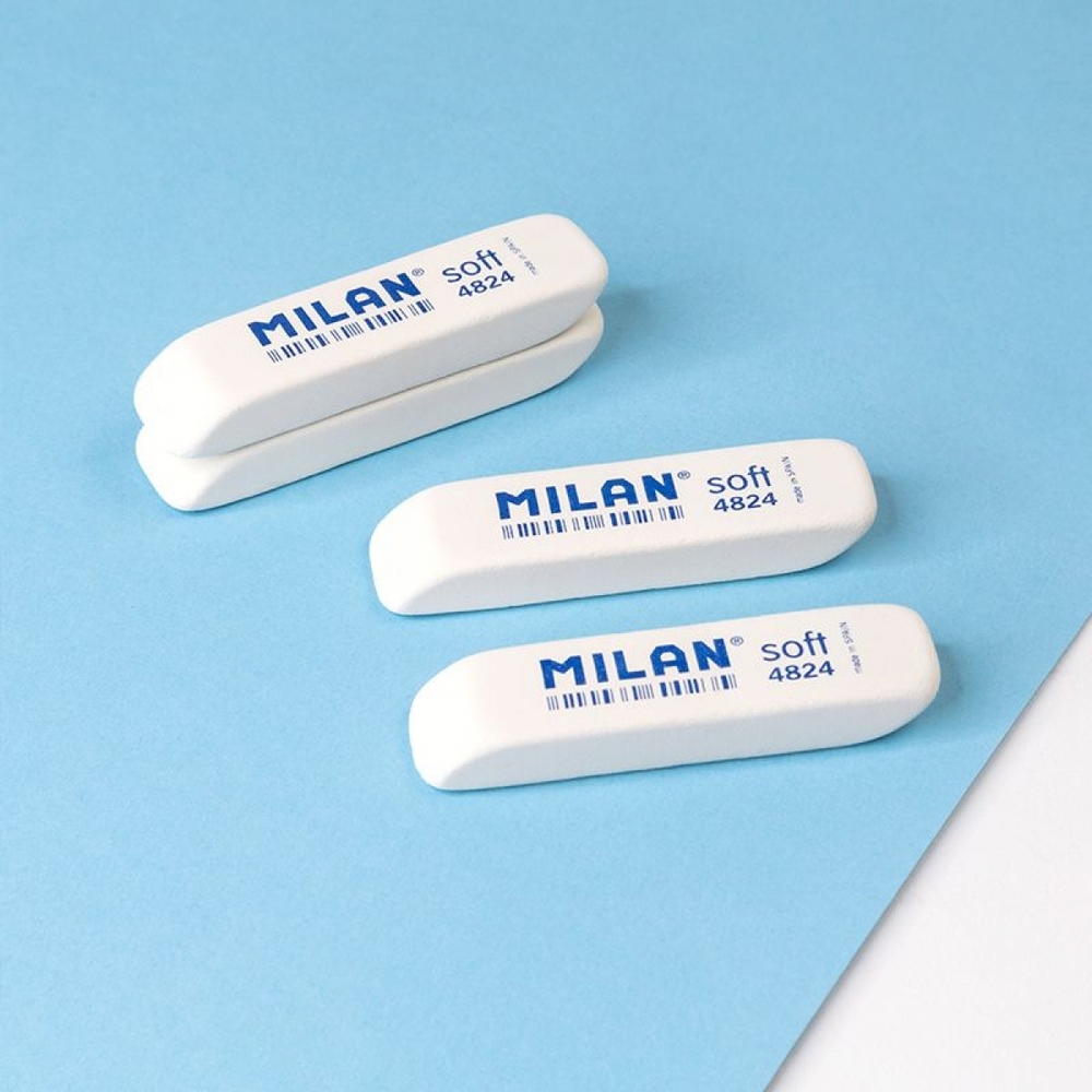 Гумка MILAN 4824 прямокутна (24 шт) CNM4824