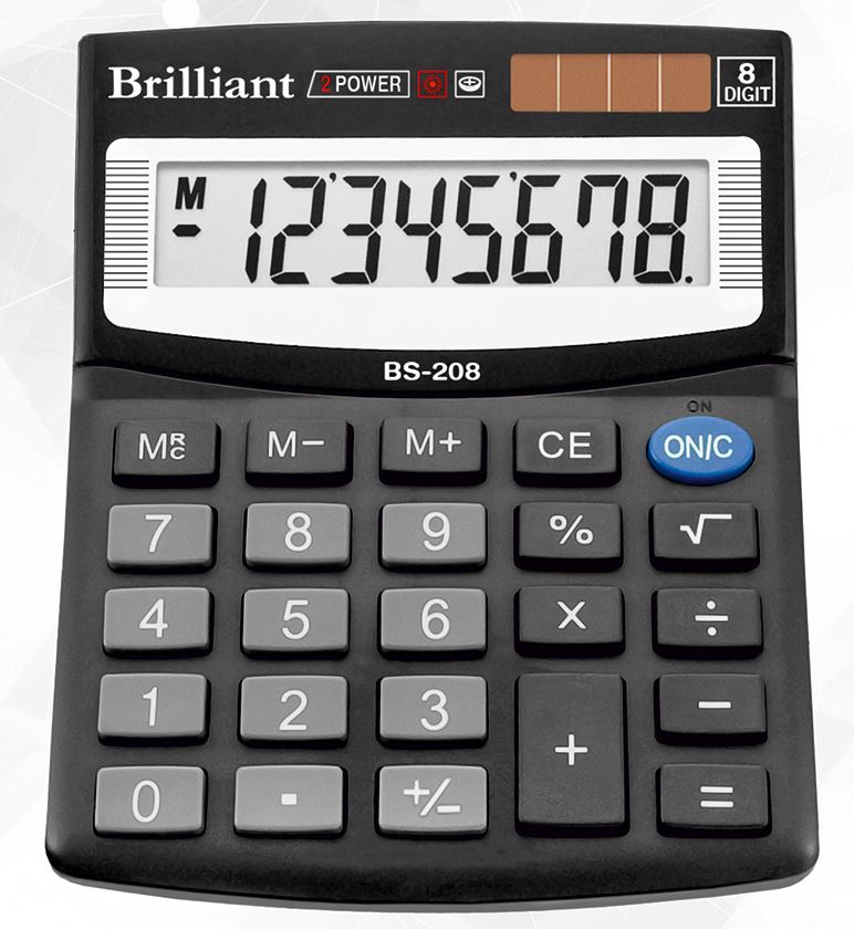 Калькулятор Brilliant 8 розрядів BS-208