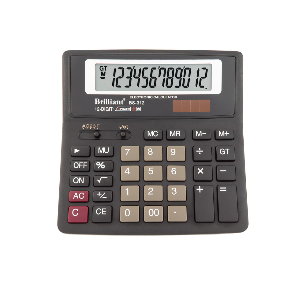 Калькулятор Brilliant 12 розрядів BS-312