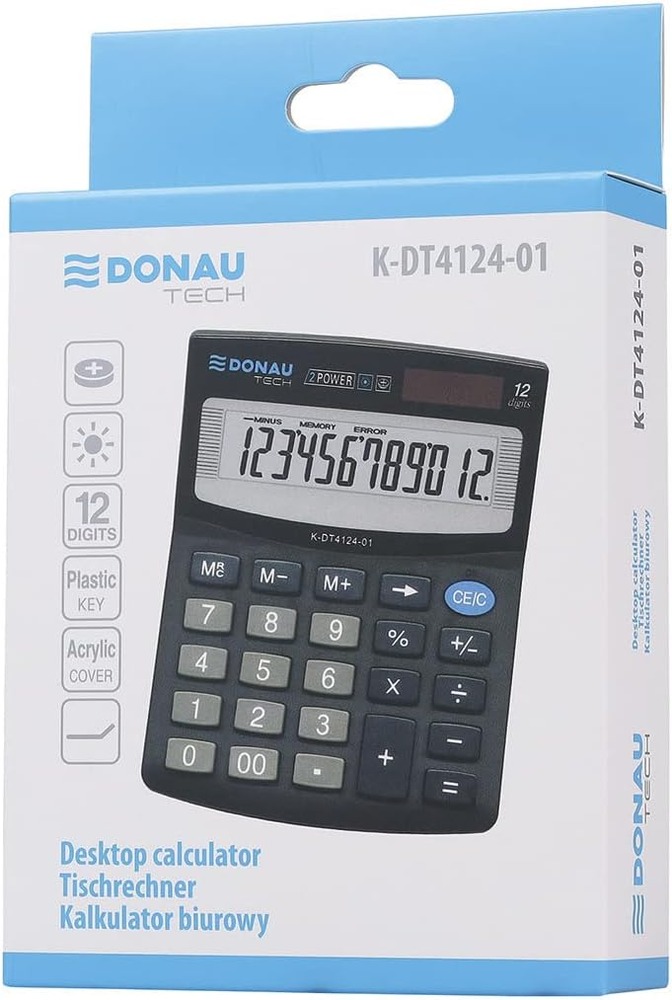 Калькулятор Donau 12 розрядів K-DT4124-01. Фото 7