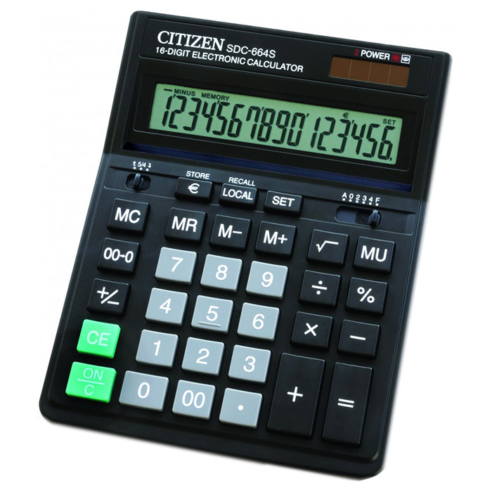 Калькулятор Citizen SDC-664S 16 розр.