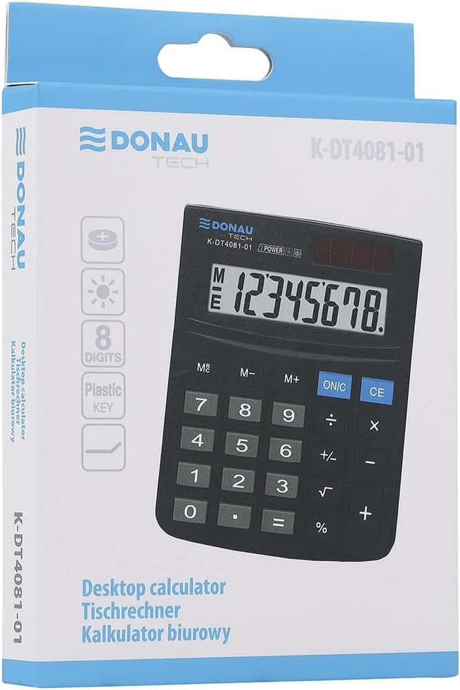 Калькулятор Donau 8 розрядів K-DT4081-01. Фото 6