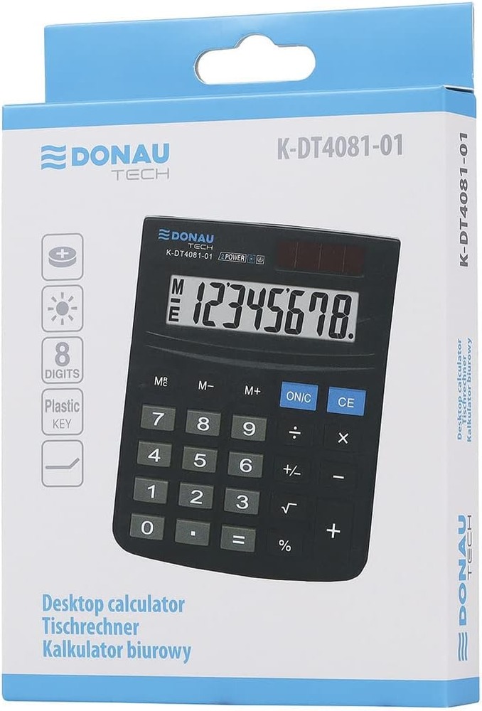 Калькулятор Donau 8 розрядів K-DT4081-01. Фото 7