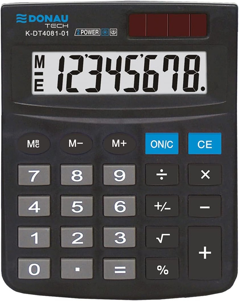 Калькулятор Donau 8 розрядів K-DT4081-01