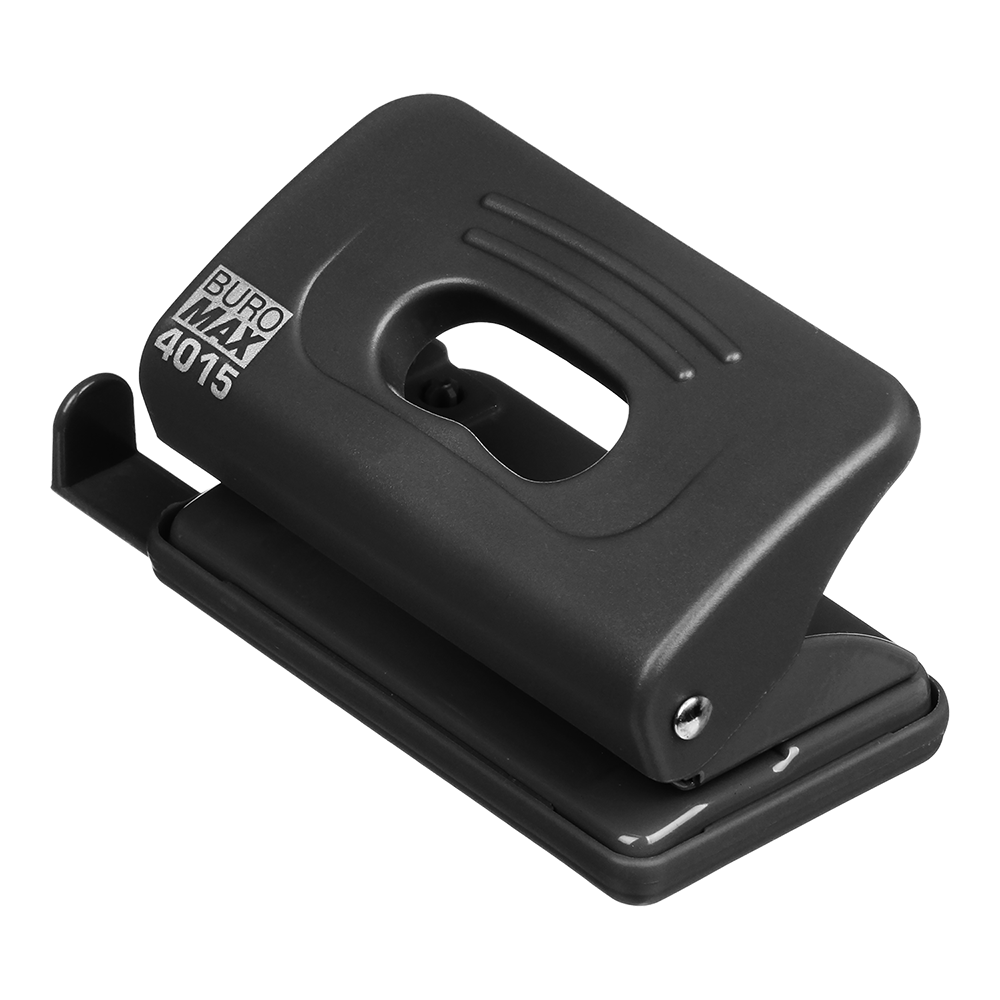 Діркопробивач Buromax пластиковий до 10 аркушів, чорний BM.4015-01