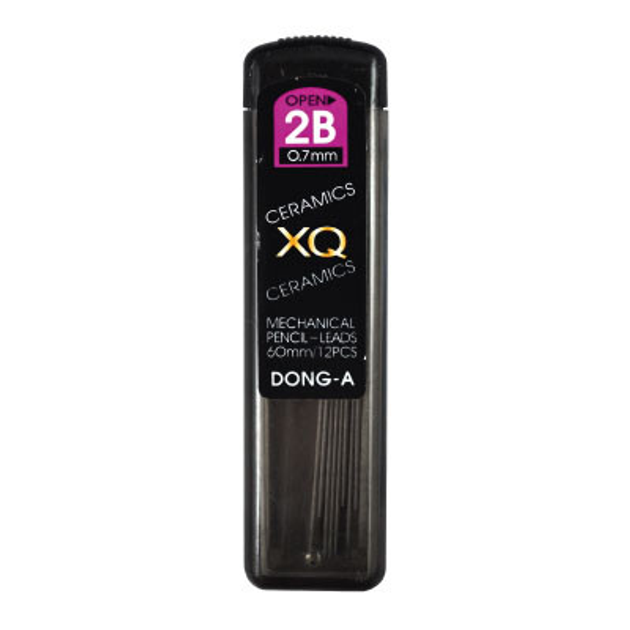 Стрижні для механічних олівців Dong-a 2B 0.7мм 12 шт TT5266