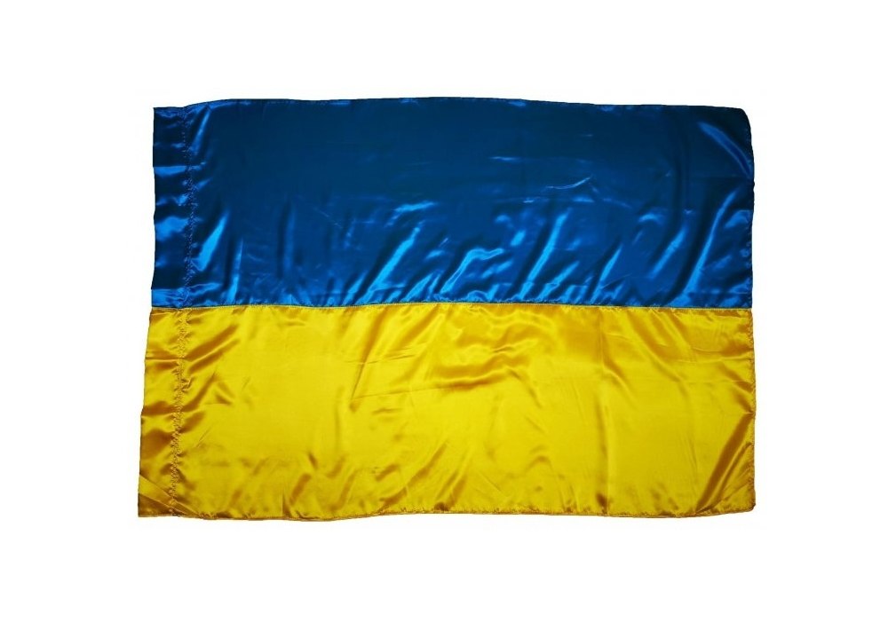 Прапор України 140x90 см атласний