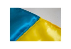 Прапор України 140x90 см атласний. Фото 3
