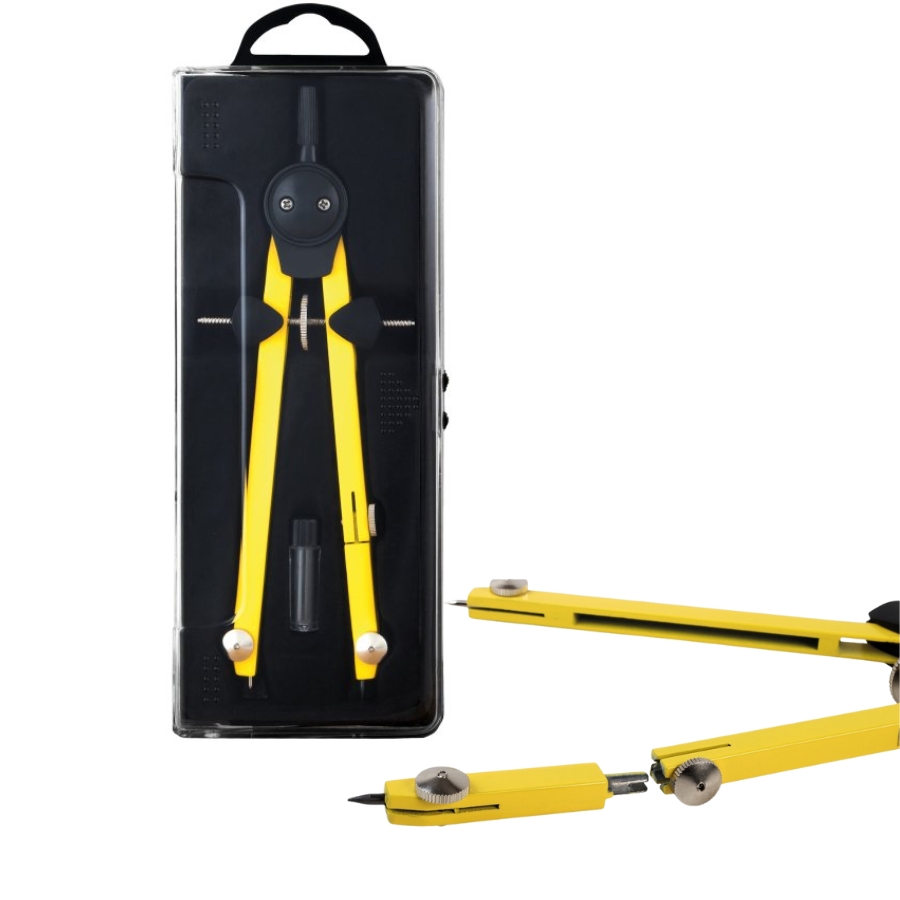 Циркуль CoolForSchool Skill Pro з грифелями CF81435